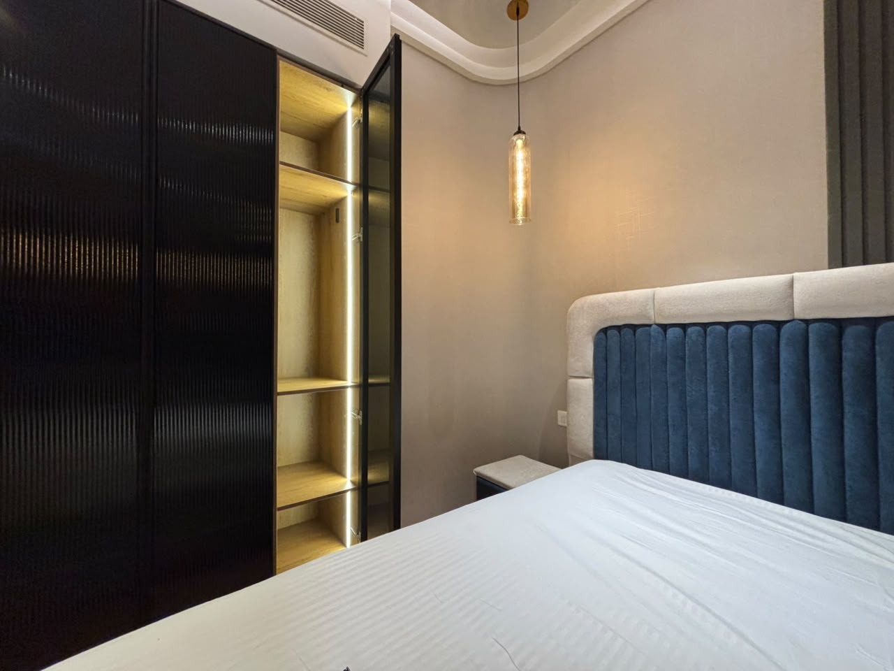 Midnight Suite — Bedroom & Storage